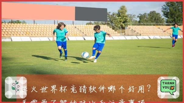烽火世界杯竞猜软件哪个好用？新手需要了解的对比和注意事项