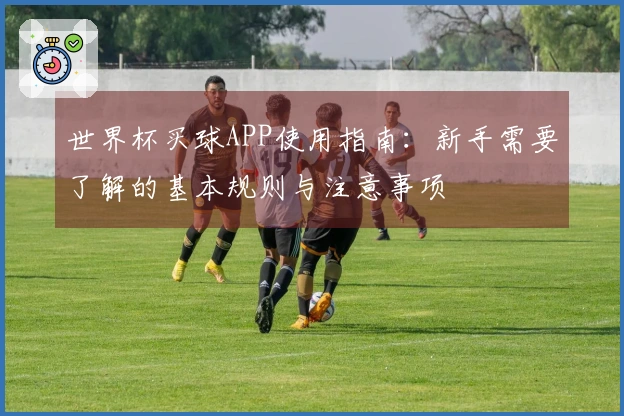 世界杯买球APP使用指南：新手需要了解的基本规则与注意事项